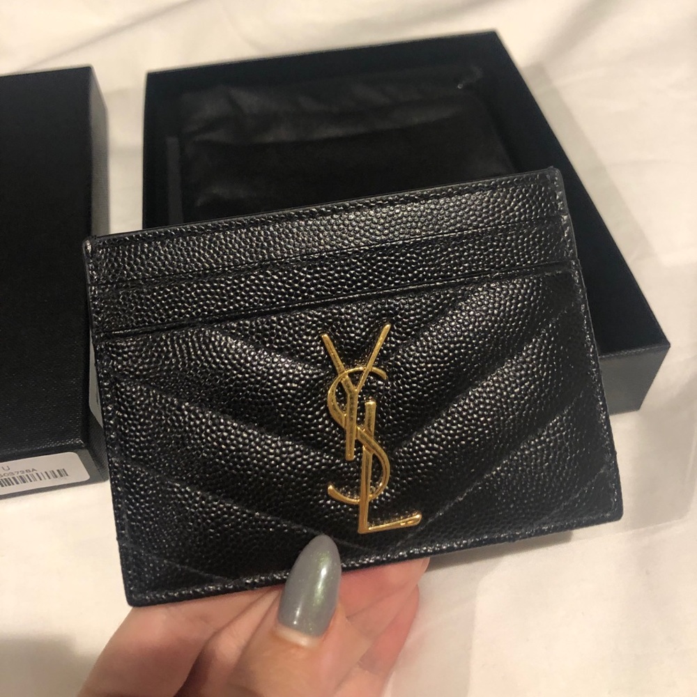 YSL card holder